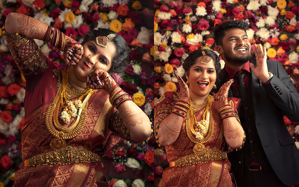 Creative wedding photography